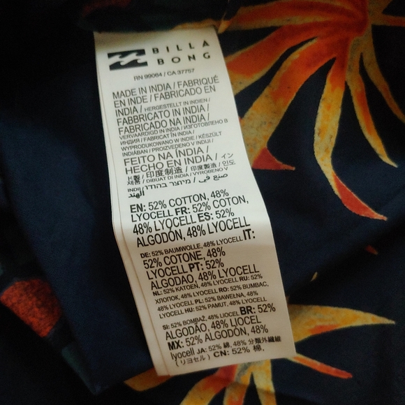 BillABONG NEW kids Sunday's Woven Shirt Sleeve Button Down Shirt - Picture 9 of 9